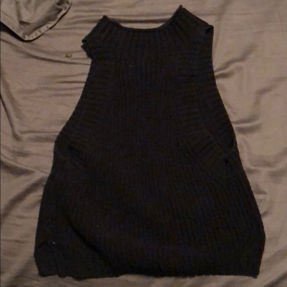 Black Pacsun Kendall & Kylie Sweater Crop